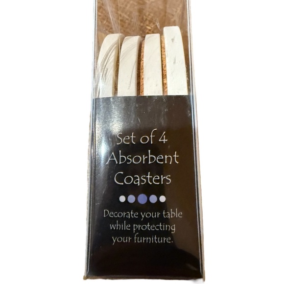 Set Of 4 Absorbent Coasters - Picture 2 of 2